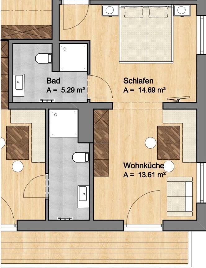 Appartement Schwaiger 凯撒山麓舍福 客房 照片