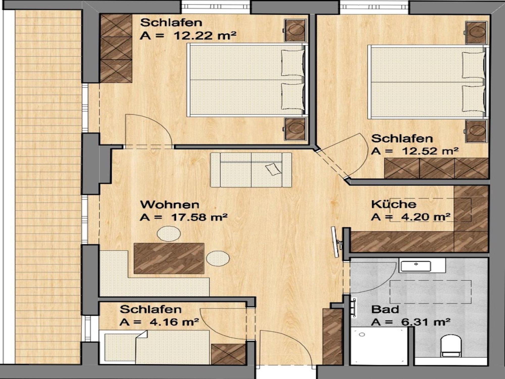 Appartement Schwaiger 凯撒山麓舍福 客房 照片